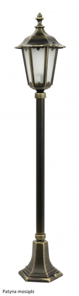 Lampada palo giardino Retro SU-MA nera 106cm E27 IP43