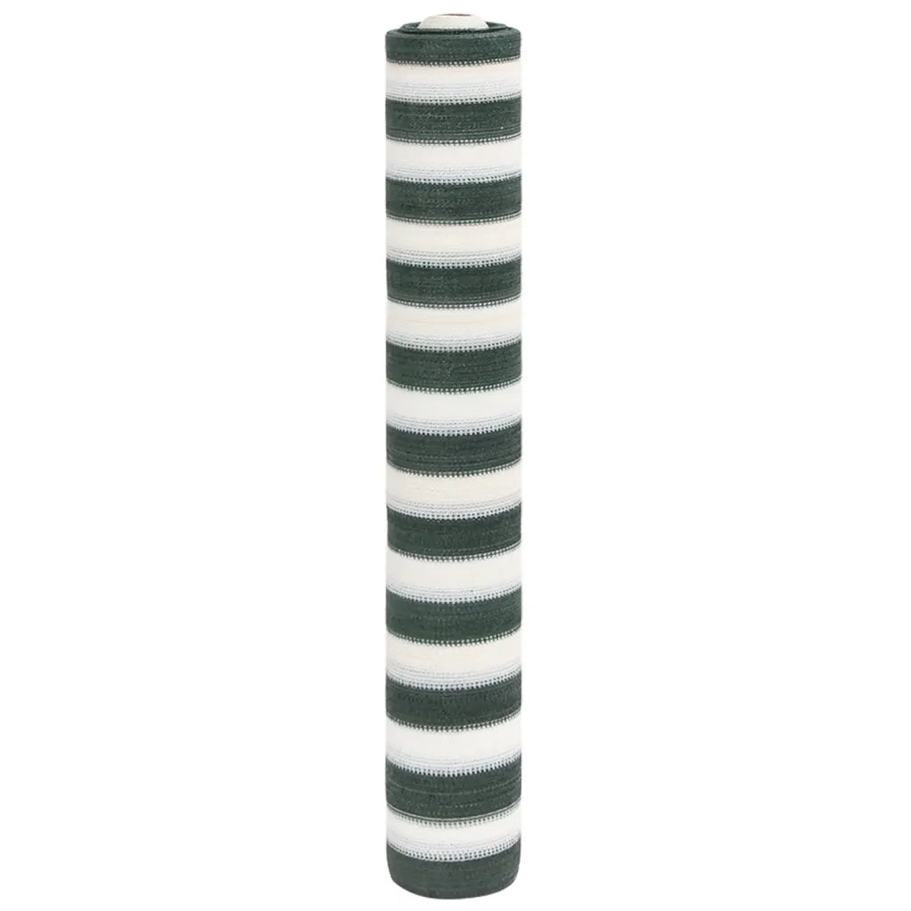Rete per Privacy Verde e Bianco 1,8x10 m in HDPE 195 g/mÂ²