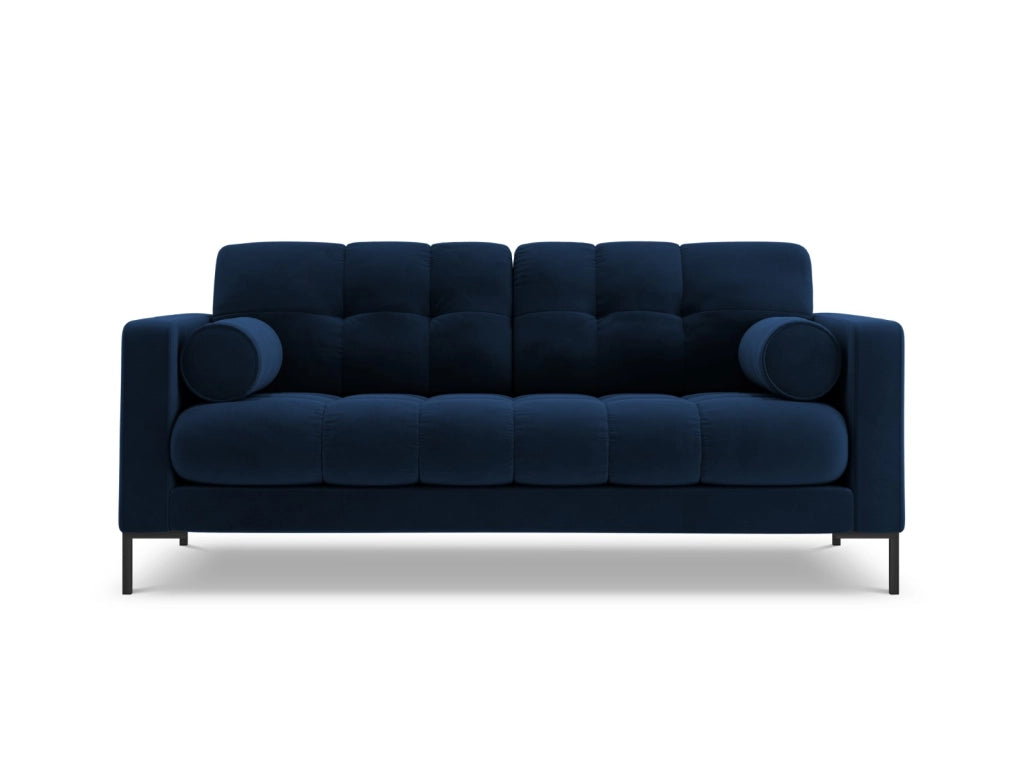 Cosmopolitan Design - Divano "Bali" 2 posti in velluto blu reale 