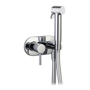 SET MISCELATORE A INCASSO TONDO CON SHUT-OFF E SUPP. LATERALE- Cromo- DH- pezzi 1