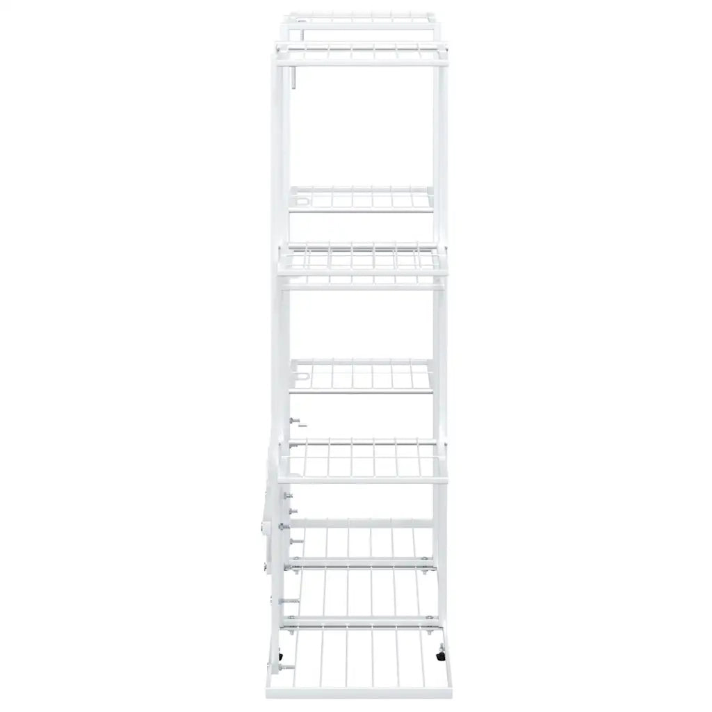 Portafiori 94,5x25x89 cm Ferro Bianco