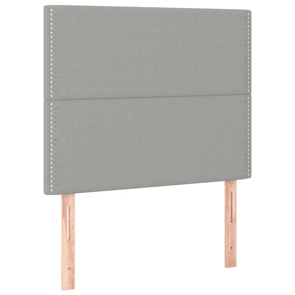 Giroletto senza Materasso Grigio Chiaro 90x190 cm Tessuto 3124936
