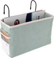 Organizzatore per la stanza da letto appeso con cassetto per home office scuola cameretta a letto a castello (verde)