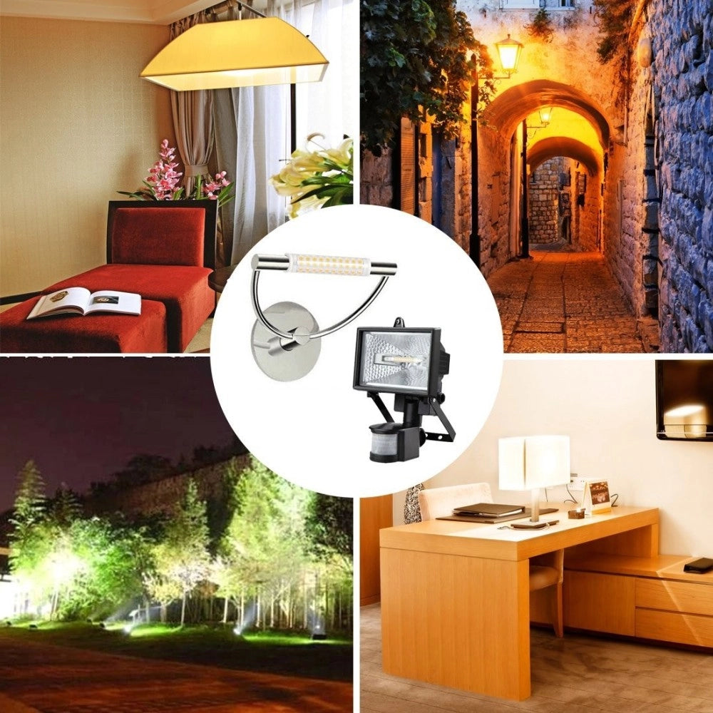 Lampadina a led R7s 78mm 5W 500lm in vetro ø16mm 4000K