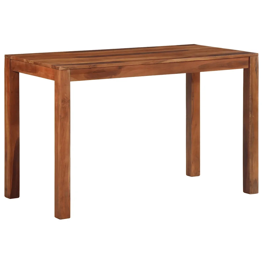 Tavolo da Pranzo 120x60x76 cm in Legno Massello di Acacia