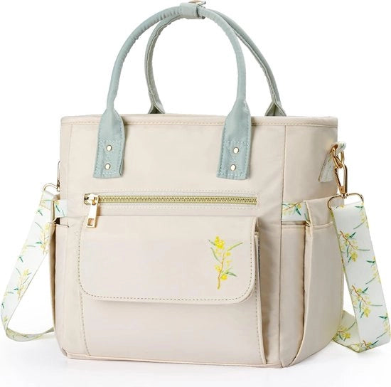 Lunchtas deluxe per donne - termos di isolamento per donne, zaino acqua impermeabile con cinturino rimovibile per lavoro/picnic