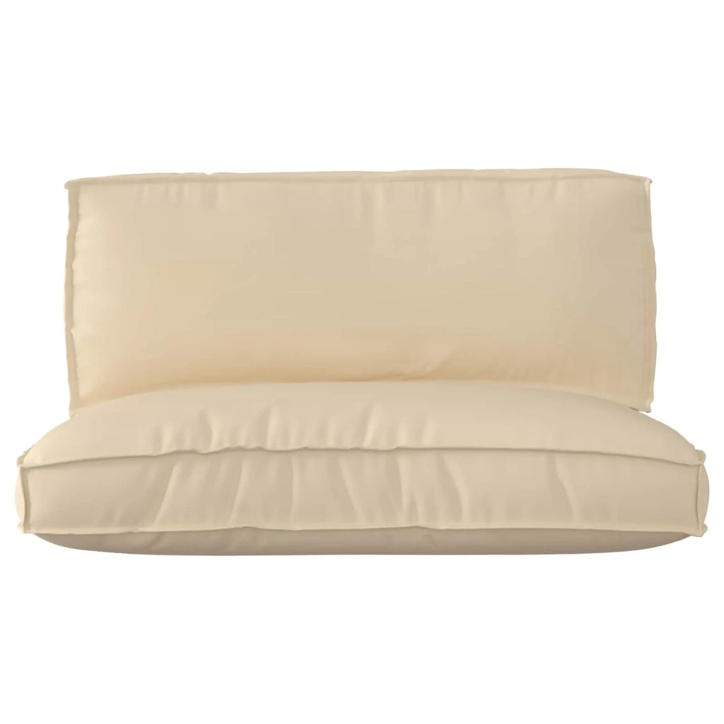 Set di Cuscini per Pallet 2 pcs Beige Tessuto Oxford 3329082