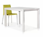Tavolo moderno bianco frassinato allungabile 110x85 h77