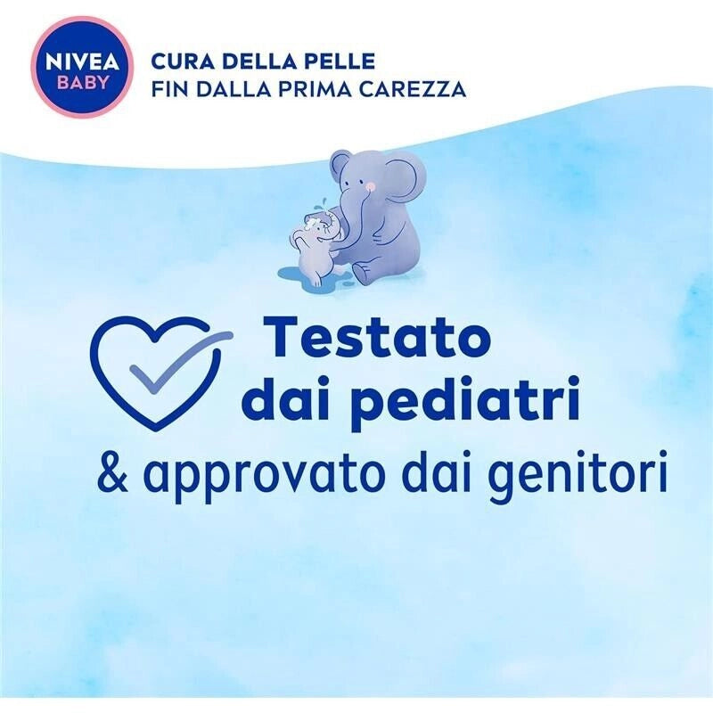 NIVEA BABY DETERGENTE SOFFICI BOLLE BAGNETTO PER BAMBINI DELICATO CON ESTRATTI DI FIORI DI TIGLIO E CAMOMILLA 450 ML