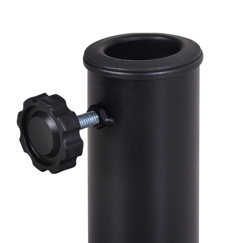 Base per Ombrellone da Giardino ¨C zephmum ¨C Resina, Nero, 50x31x32 cm