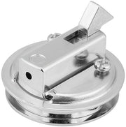 Pomello di apertura per vano - Acciaio inossidabile - Duraturo - Resistente alla corrosione - Per porta/pannello 1-10 mm - Diametro di superficie 45 mm - Peso ridotto 92 g - Cerniera per porta