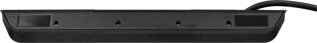 Brennenstuhl 1153590610 prolunghe e multiple 2 m 6 presa(e) AC Interno Nero, Argento