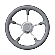 RUOTA TIMONE GRIGIO Ø MM.280 STEERING WHEEL Ø MM.350
