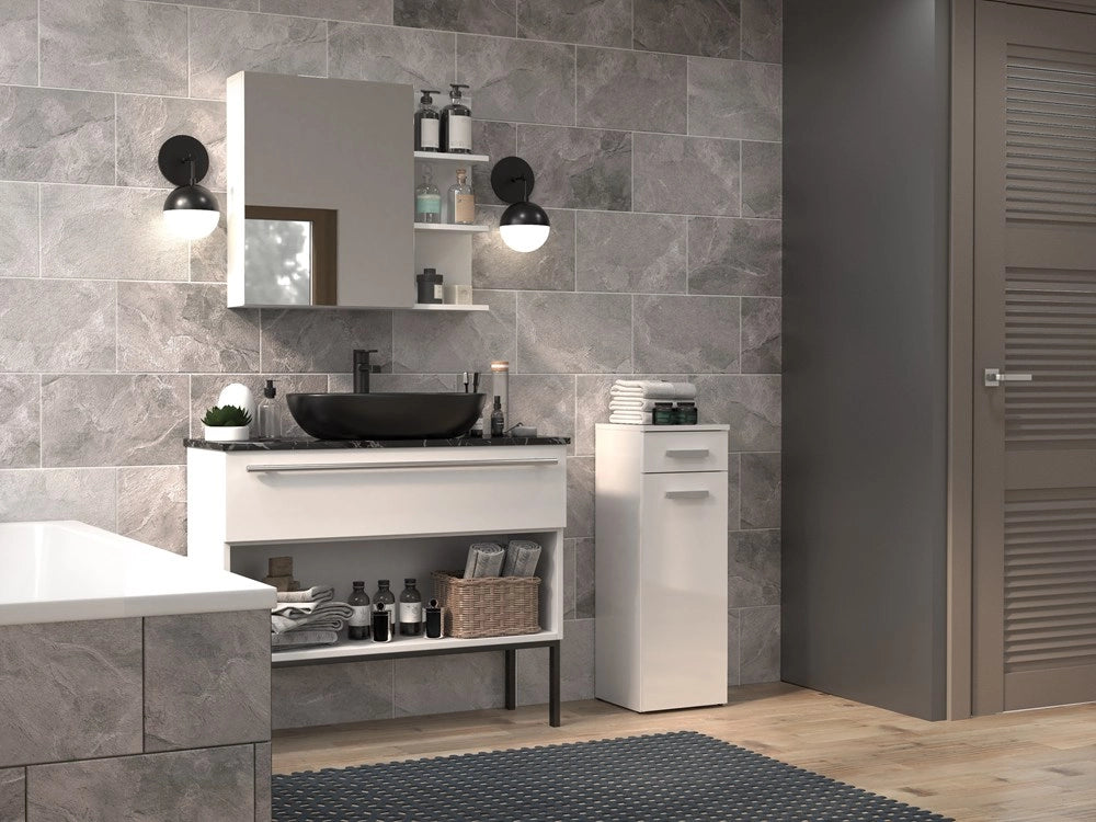 Colonna bagno NEL V DS bianco lucido