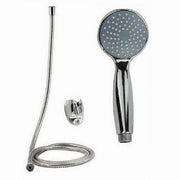 Trade Shop - Kit Doccetta Tonda Doccino Bagno Soffione Doccia Con Laccio 1,8mt Staffa 69114 -