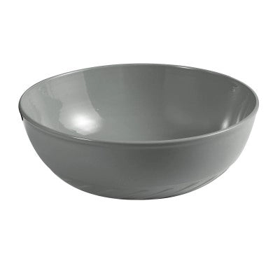 Lavabo da appoggio 40 cm grigio cemento con rilievi sul fondo  Logos