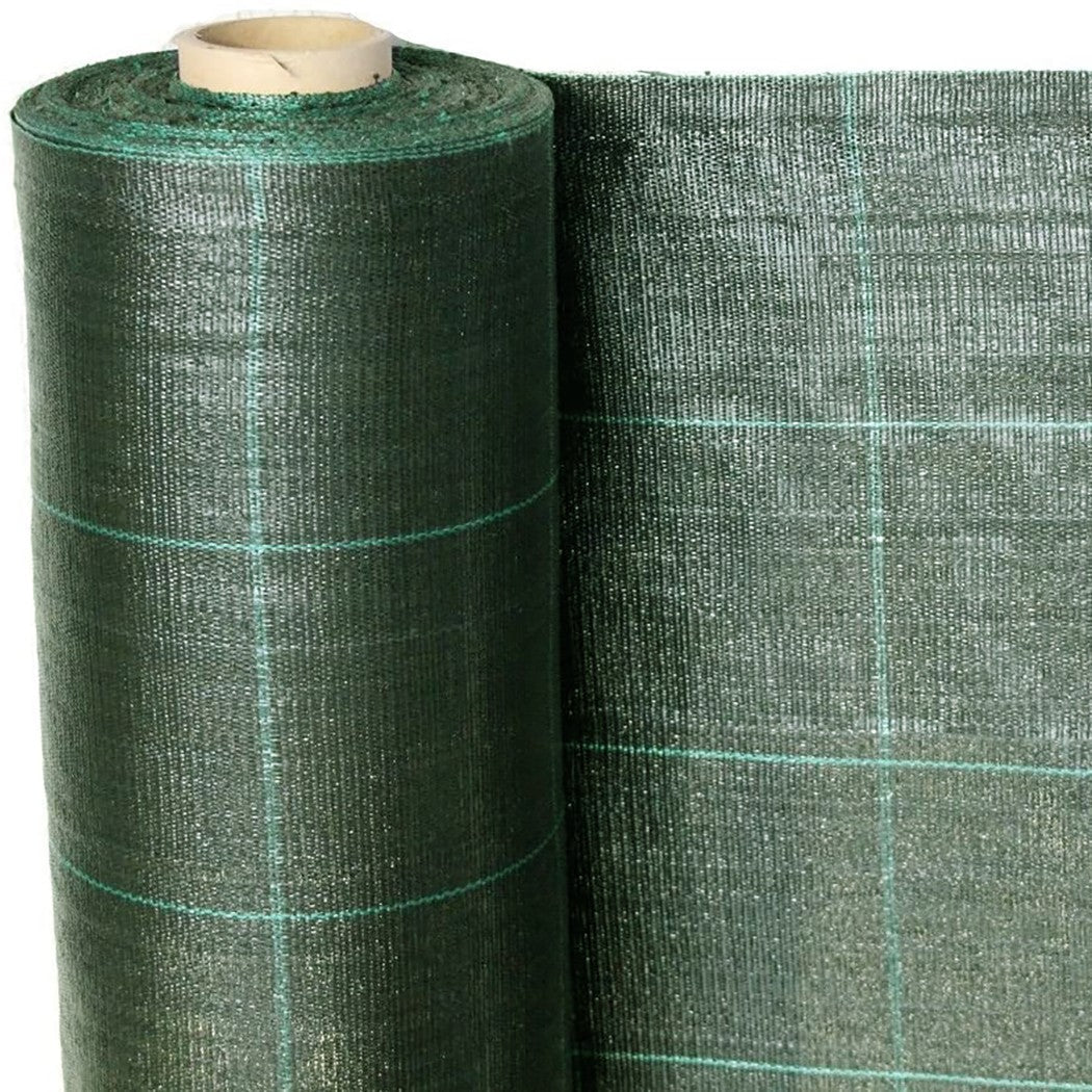 Telo Rotolo Pacciamatura da Giardino in Plastica 1x5m per Orto Verde