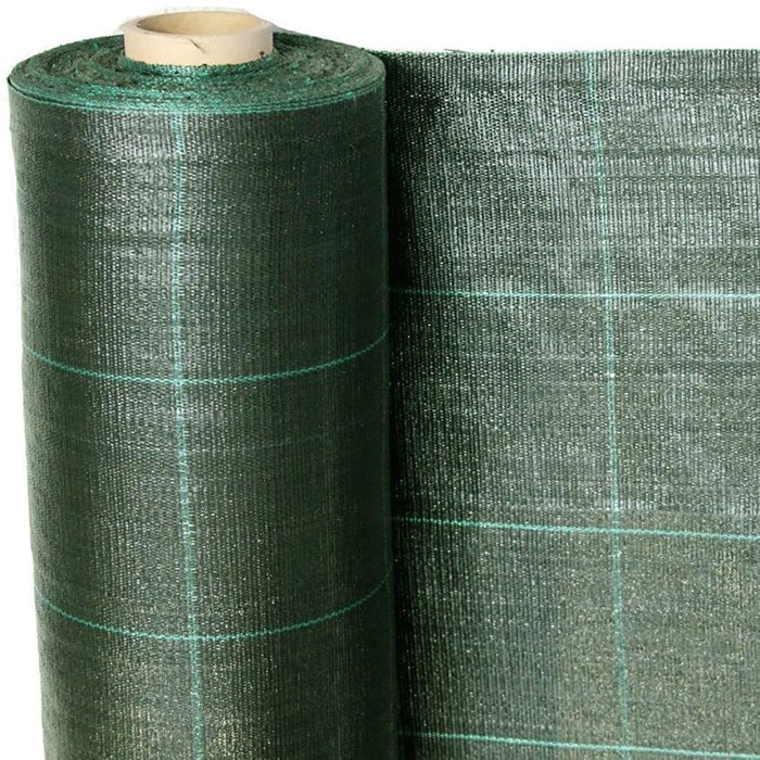 Telo Rotolo Pacciamatura da Giardino in Plastica 1x5m per Orto Verde