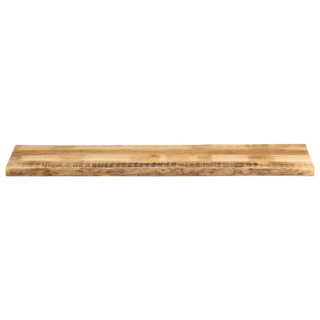 vidaXL Piano Tavolo Bordi Vivi 160x40x3,8 cm Legno di Mango Grezzo