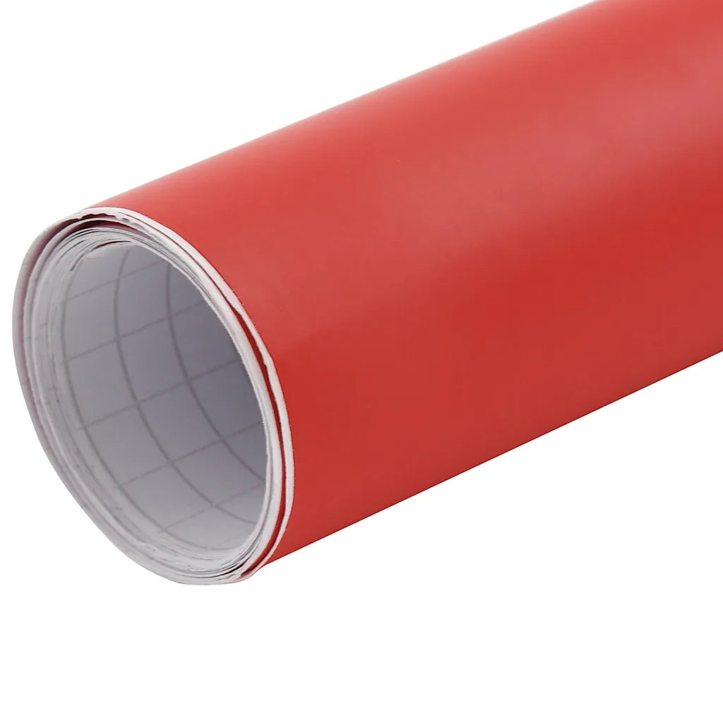 Pellicole per Auto 2pz Rosso Opaco 100x150cm + 50x150cm cod mxl 70445