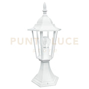 LUME MILANO BIANCO 1 LUCE ATTACCO E27 IP44 17X40,3CM ALLUMINIO E VETRO