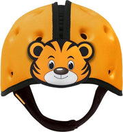 Elmo di sicurezza per bambini - elmo di sicurezza per bambini premio per camminare e correre in tigre arancione con design respiro