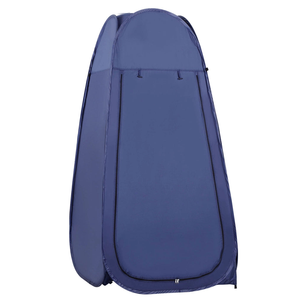 Tenda da Doccia Pop Up Impermeabile 100x100x185 cm in Poliestere Blu Navy