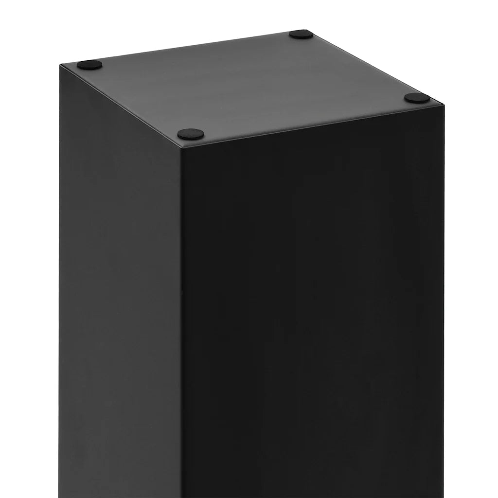 Porta Ombrelli Stile Pietre in Acciaio Nero 246798