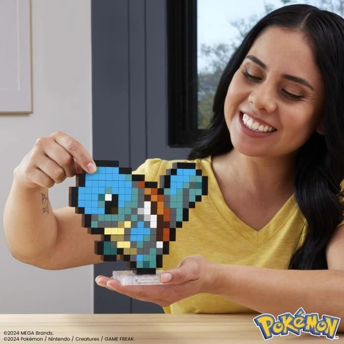 MEGA-Pokémon-Squirtle-Scatola da costruzione retrò 367 pezzi - MEGA Pokémon - HTH77