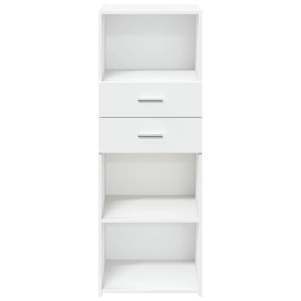 Credenza Bianca 45x42,5x124 cm in Legno Multistrato 846166