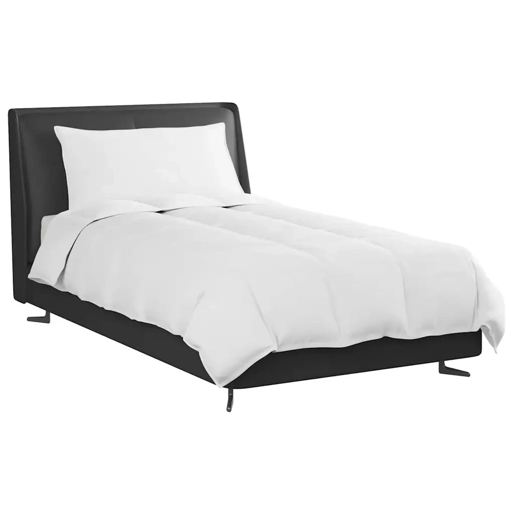 vidaXL Piumone con cuscino 2 pcs Bianco 135 x 200 cm Piume
