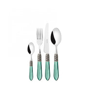 OPTICAL Ghiera Argento Anticato, Posate Set 24 Pz, Scatola