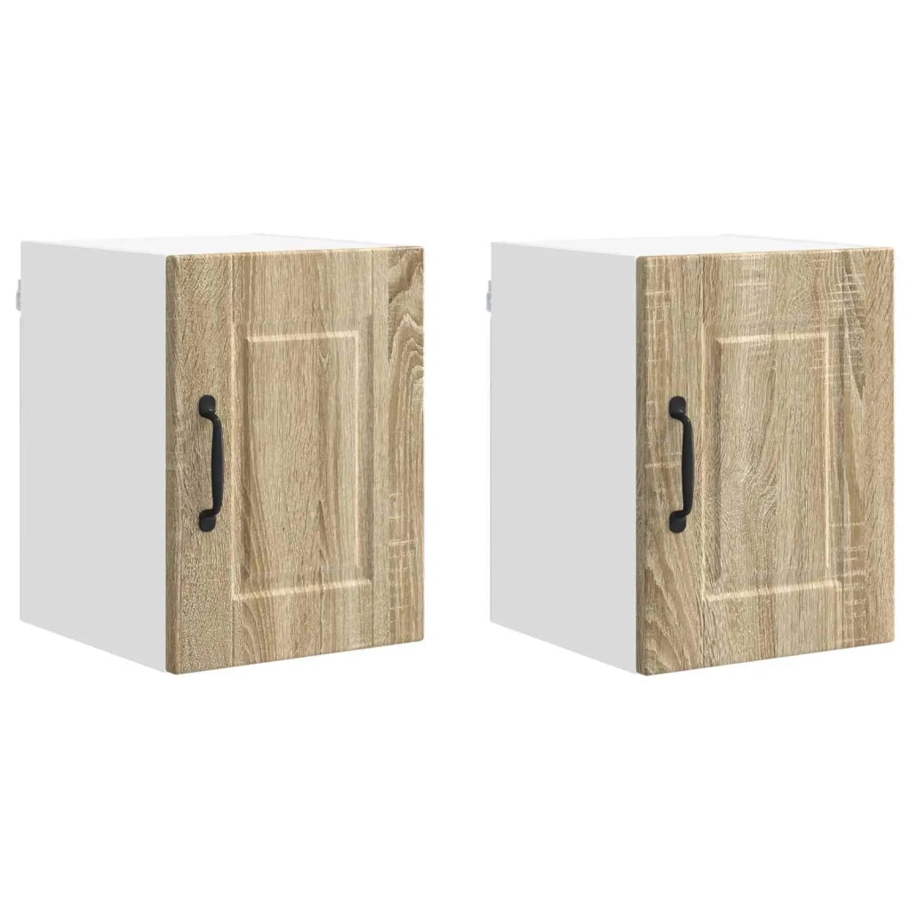 Armadietto a muro PORTO 2 pcs Rovere Sonoma 30 x 31 x 40 cm
