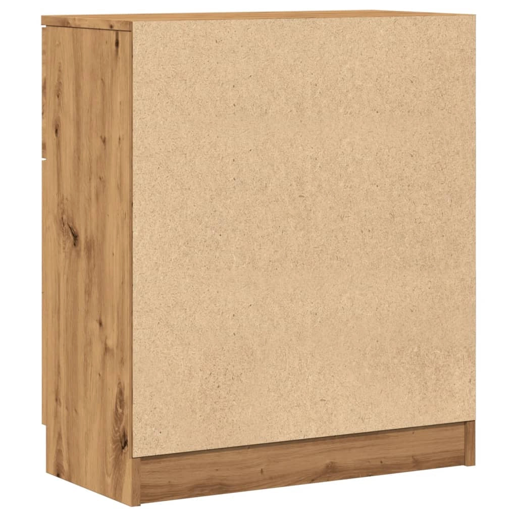 Buffet credenza cassettiera armadio mobile contenitore organizer cucina soggiorno salotto fatto a mano 60 x 30 x 70 cm legno ingegnerizzato marrone 02_0030814