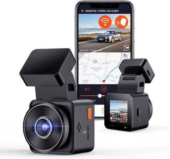 Cannoni di Sorveglianza per Auto - Camera di Sorveglianza - Visione Anteriore - Visione Posteriore - Registrazione di Video - Sicurezza Stradale - Sicurezza Parcheggio - Registrazione Continua - Funzione Giorno e Notte - Prevenzione Danni