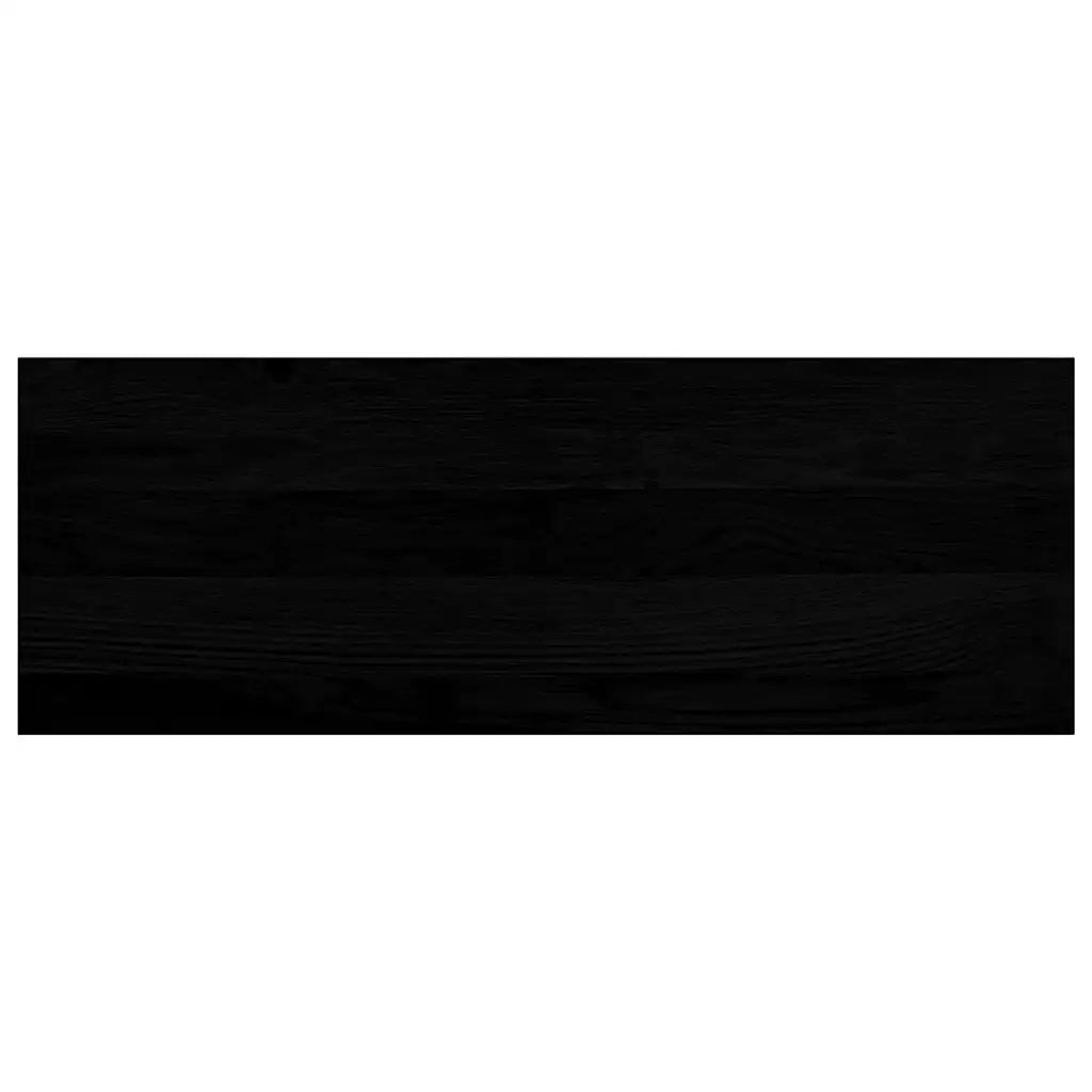 Davanzali 2 pz Marrone Scuro 70x25x2 cm Legno Massello Rovere 4009181