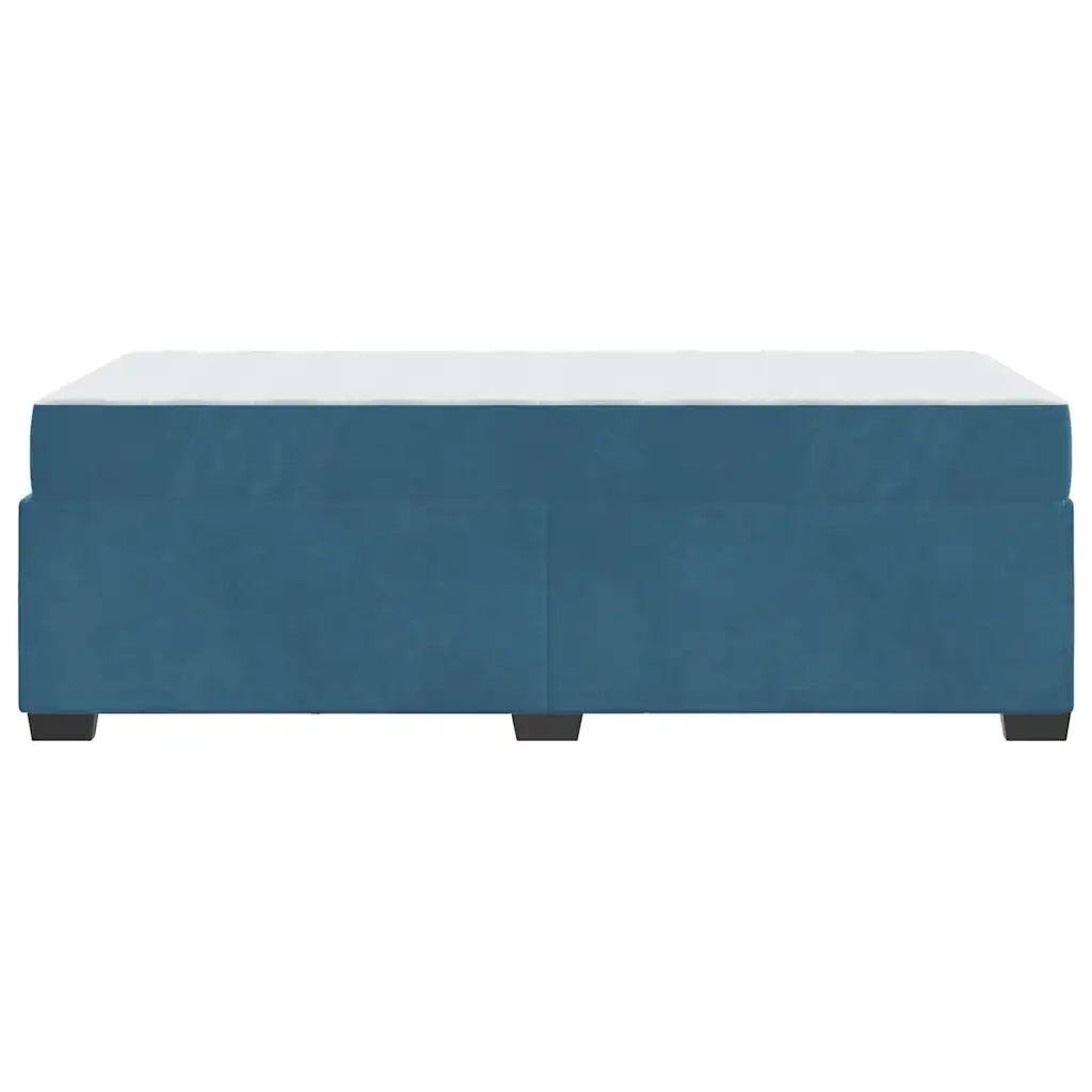 Struttura del letto Blu Scuro 100 x 200 cm Tessuto