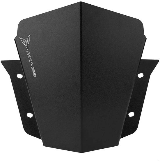 Parasole da moto retrattile - Vetro frontale per moto - Nero - Adatto a MT-09 2014-2016 - Accessori di alta qualità - Prestazioni migliorate - Vetro da motocicletta