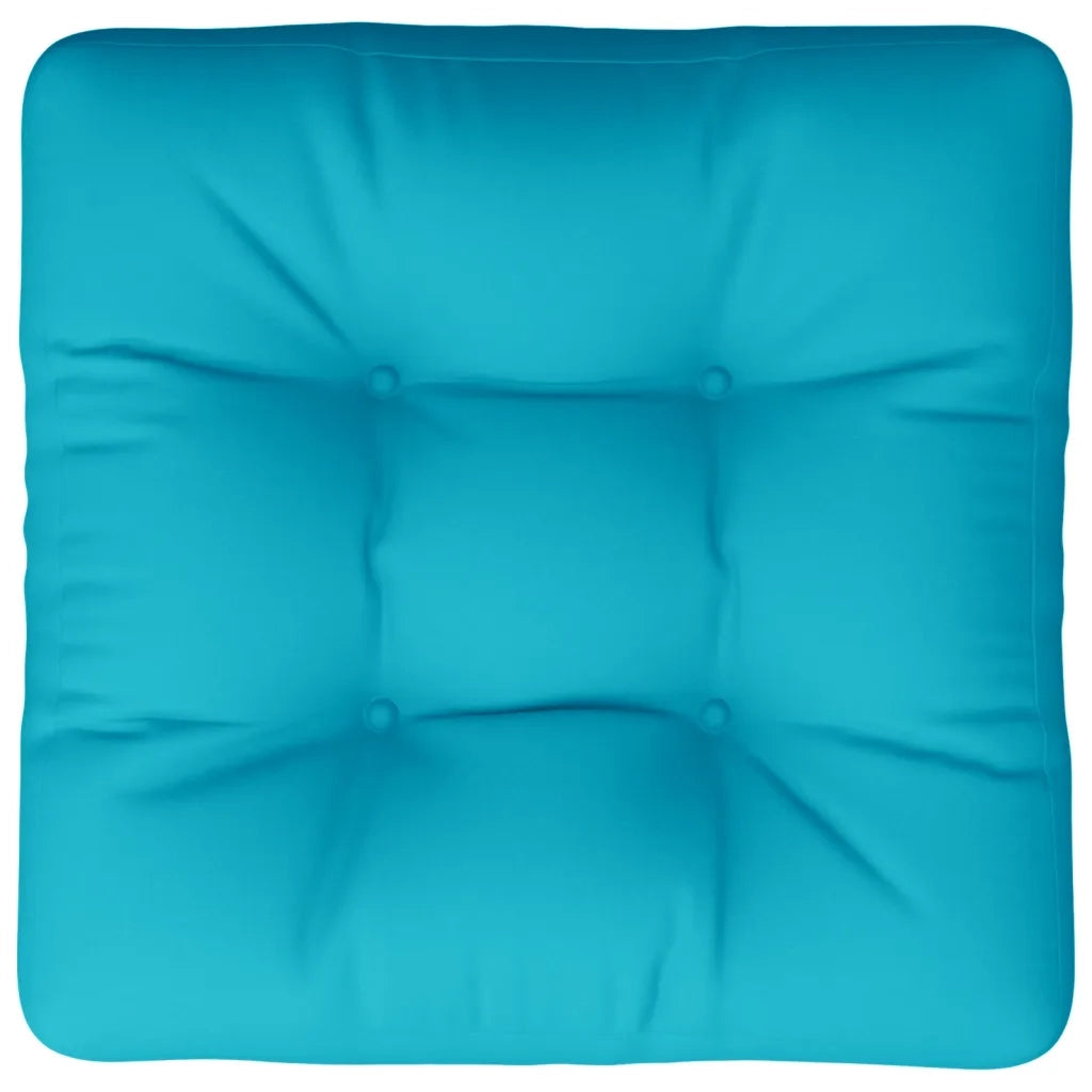 Cuscino per Pallet Turchese 60x60x12 cm Tessuto 360468