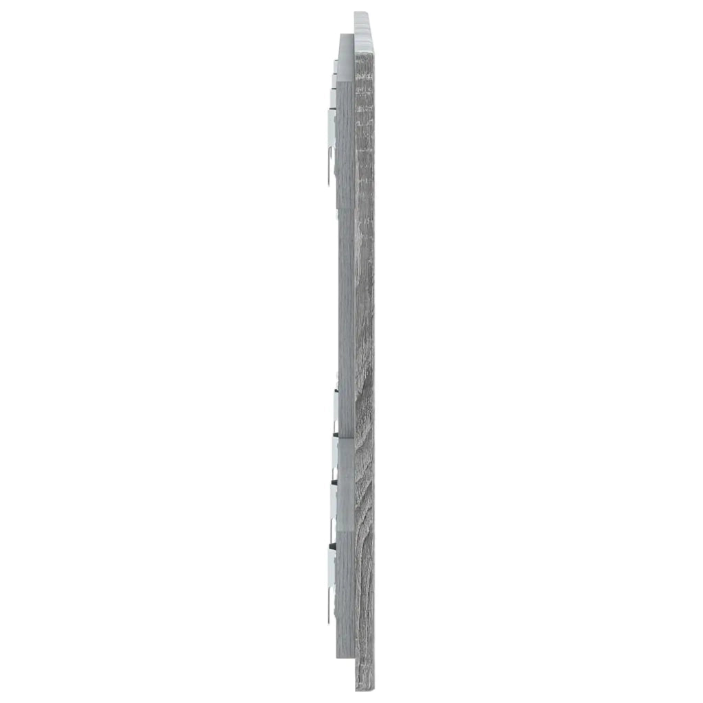 Testiera da Muro UTRECHT Sonoma grigio Legno ingegnerizzato 897831