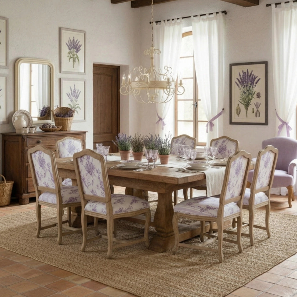 Lampadario Rustico Baltimora Metallo Avorio Oro 8 Luci E14