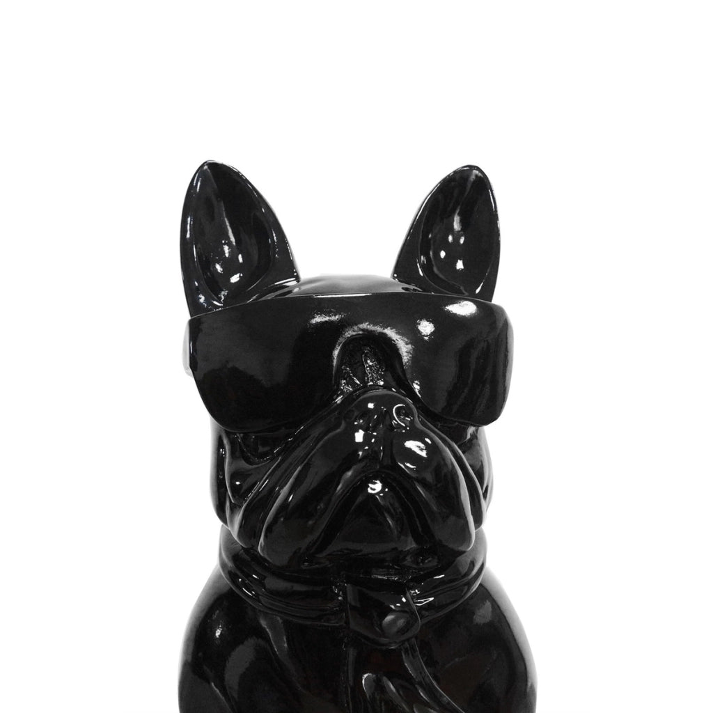 Scultura Decorativa Bulldog Francese Dude Nero