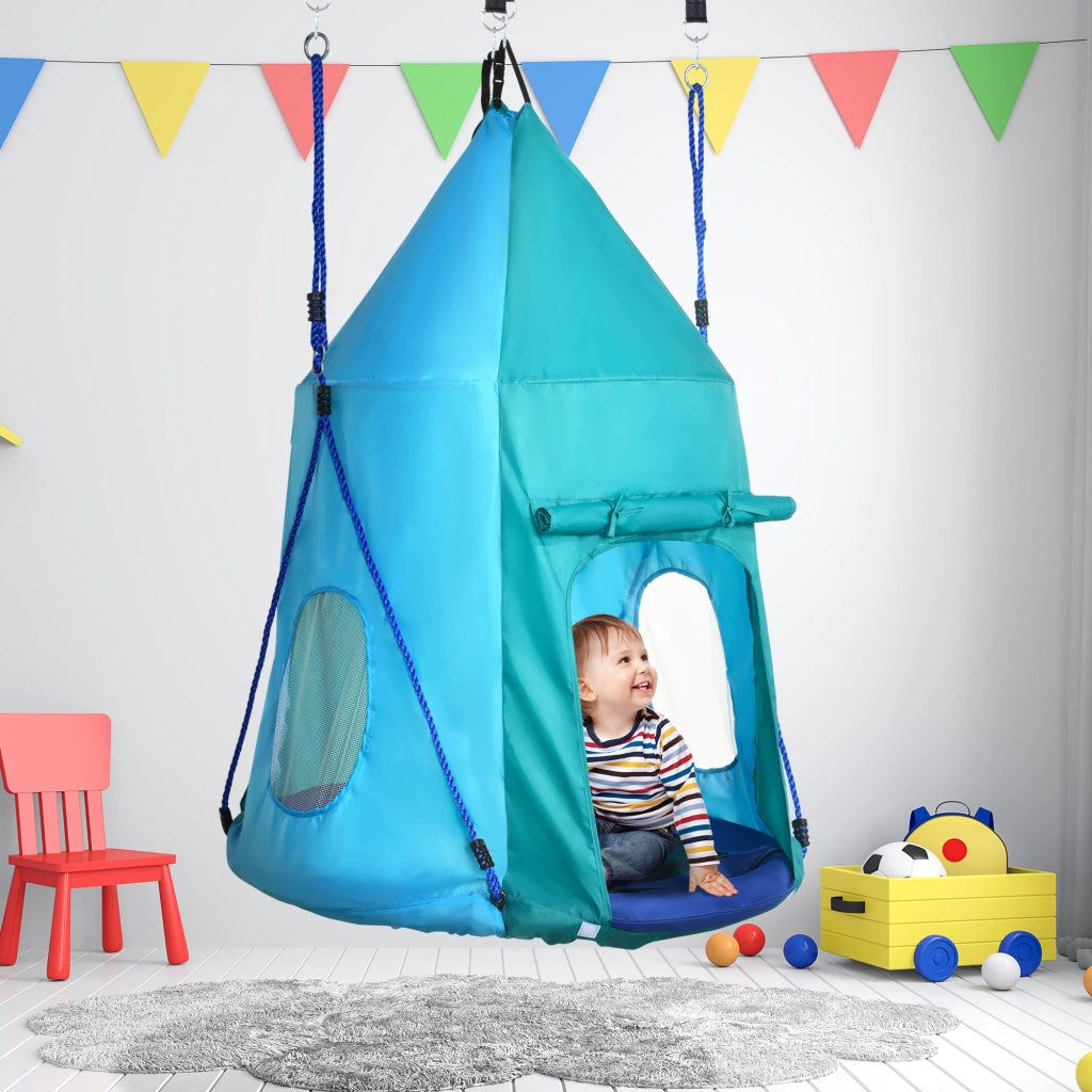 Altalena da Giardino per Bambini ¨C zephmum ¨C Blu, ?100cm