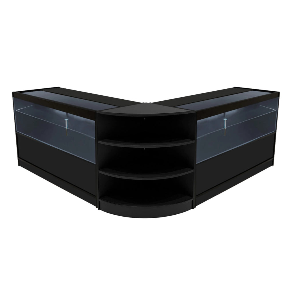 Set Banconi Andromeda LED C1500 x2 e LM60 – Nero, Vetro, Chiavi
