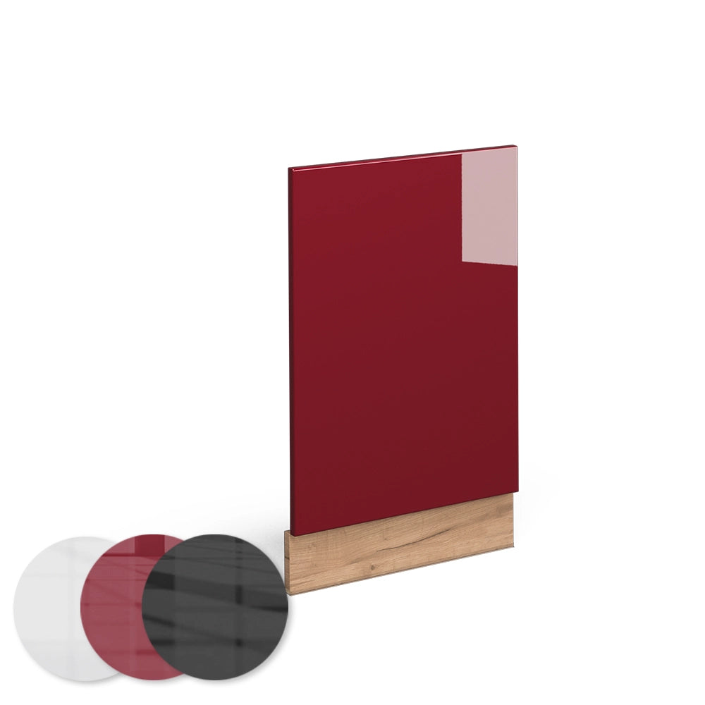 Vicco Pannello frontale Rosso bordeaux lucido 45 cm senza piano di lavoro
