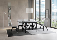 Tavolo Allungabile 90-180x90x78/80 cm Paxon Libra Cemento