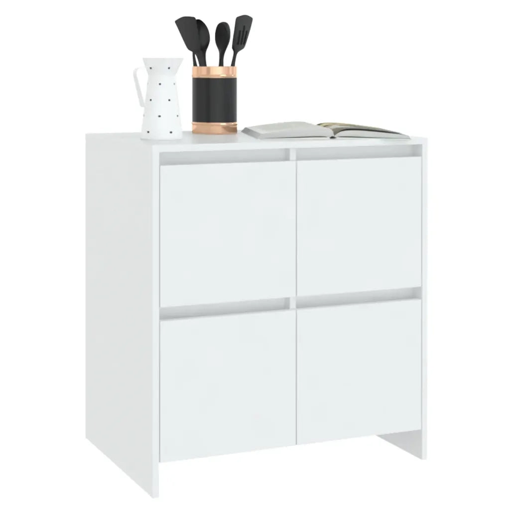 Credenza Bianca 70x41x75 cm in Truciolato 809764