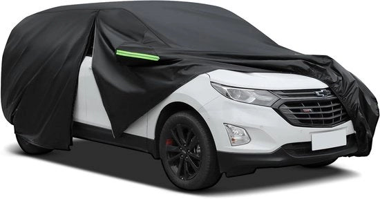 Custodia universale per SUV pesante - Adatto fino a 461 cm - Impermeabile - Tutela contro tutte le condizioni climatiche - Accesso con cerniera - Parasole esterno per protezione da neve sole UV per auto di grandi dimensioni