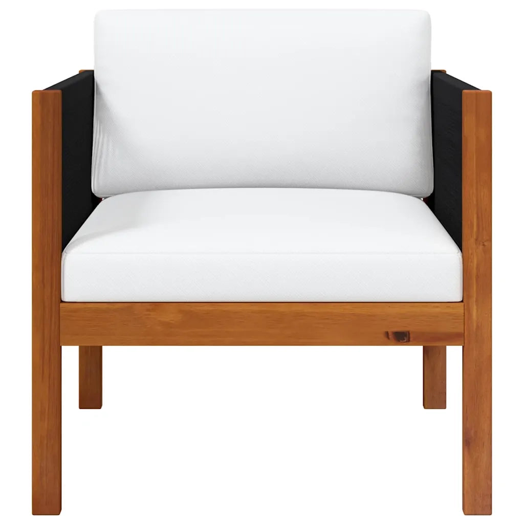 Sedie da Giardino 2 pz in Legno Massello d'Acacia 46342