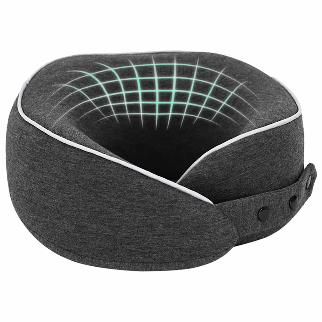 Cuscino da viaggio per il collo Grigio scuro Schiuma Memory CFW9630954